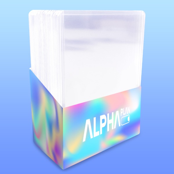 알파플랜 투명 탑로더 ALTL플러스 홀로그램 슬리브 포카 카드 OPP
